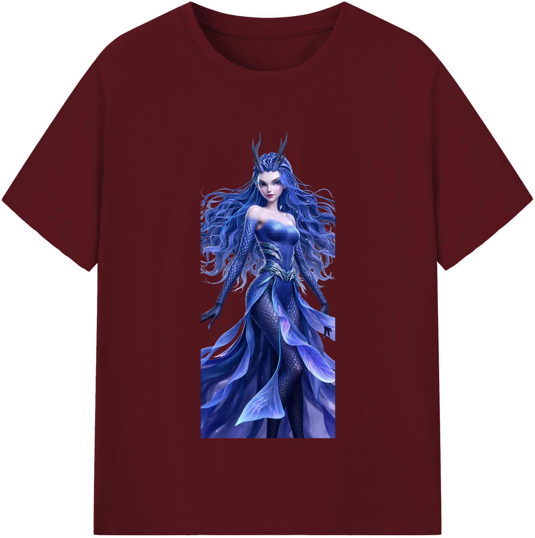 （画像用） Ne Zha 2 ナタ 魔童の大暴れ 綿100％半袖Tシャツ（フロントプリント）